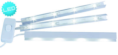 LED-Glasfachbodenbeleuchtung Stripe