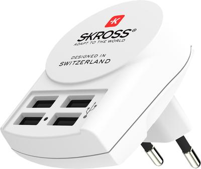 Euro USB Charger - 4x USB-A