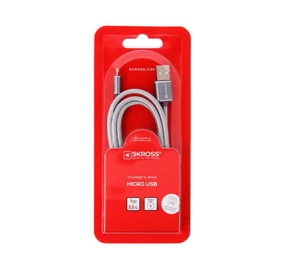 Charge'n Sync Micro USB - 1m -Steel Line