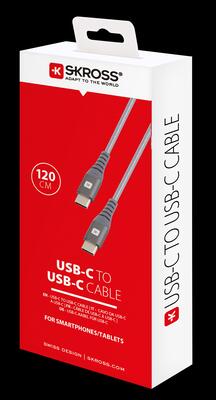 Charge‘n Sync Kabel USB-C to USB-C 2.0 - 1.2m
