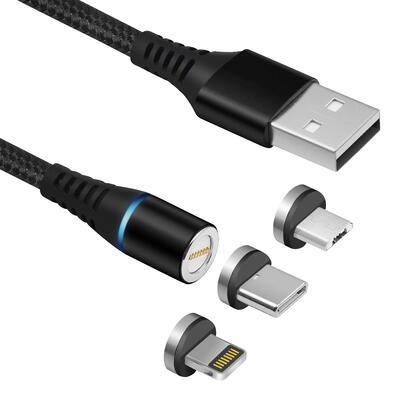 USB-Kabel 3in1 magnetisch